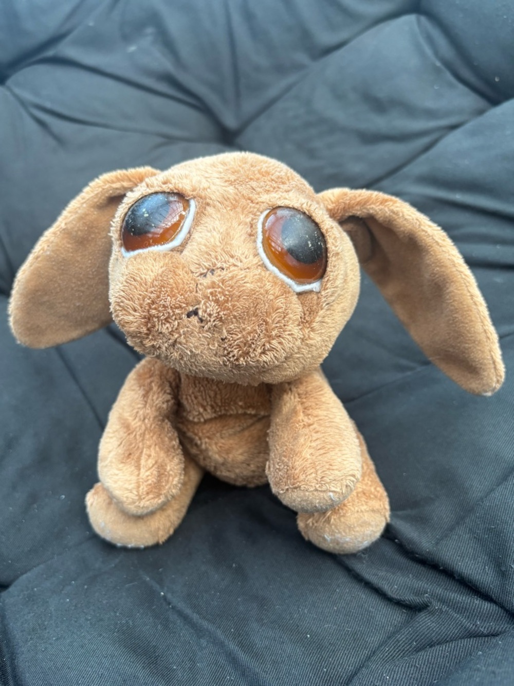 Vintage Russ Berrie Hoppity Bunny Luv Pets Brown Rabbit